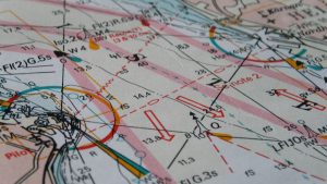Macro shot of a marine chart, detailing a straight between two habours (Helsingborg in Sweden and Helsingor in Denmark). Focus is to the center. View all my document photography. View all my Swedish photography. See also: http://www.istockphoto.com/file_thumbview_approve.php?size=1&id=226747...http://www.istockphoto.com/file_thumbview_approve.php?size=1&id=250218 ...http://www.istockphoto.com/file_thumbview_approve.php?size=1&id=250225