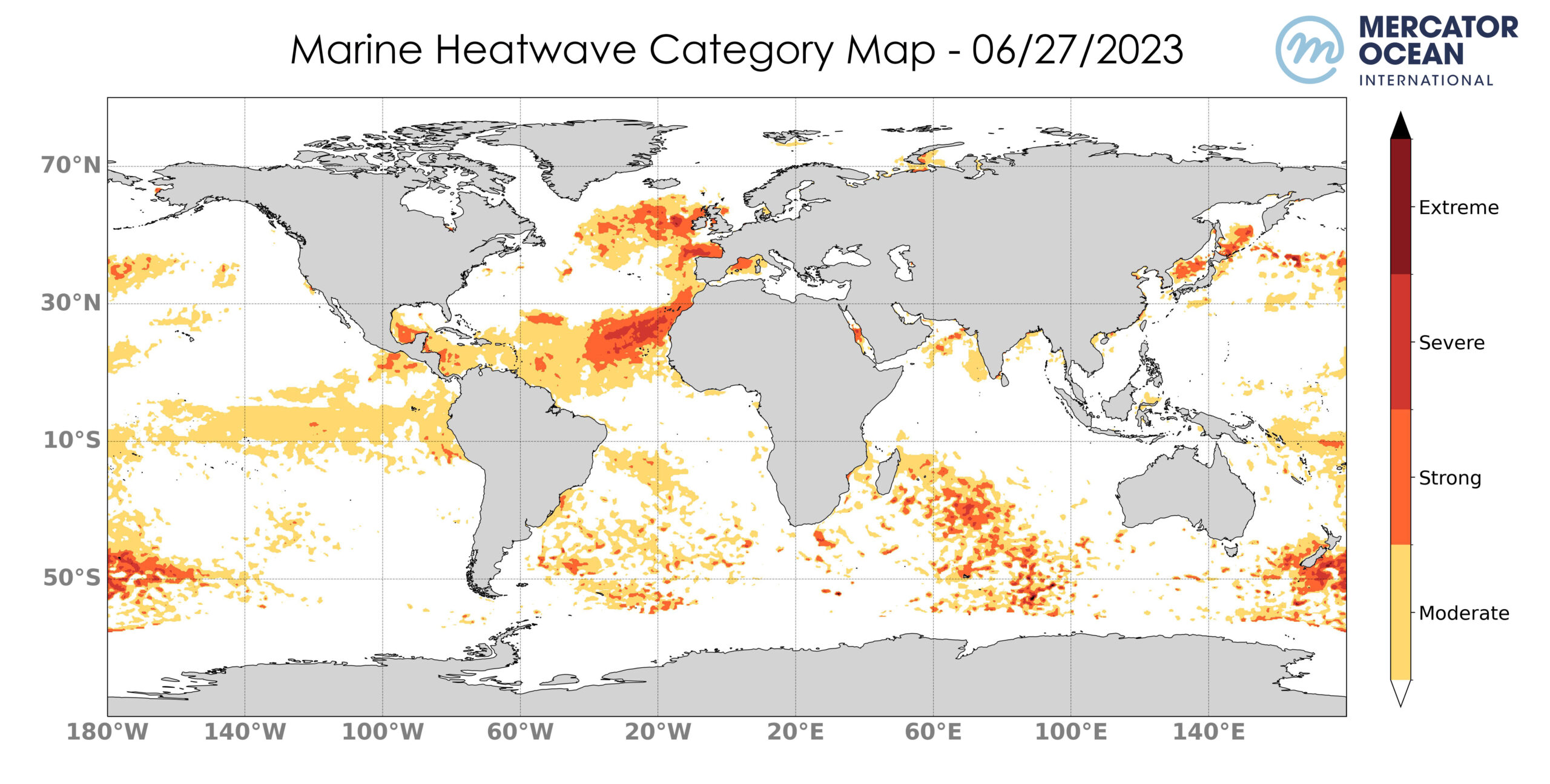 Ocean News recordhigh sea surface temperatures in the North Atlantic