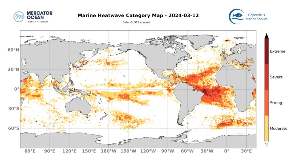 Marine Heatwave Map